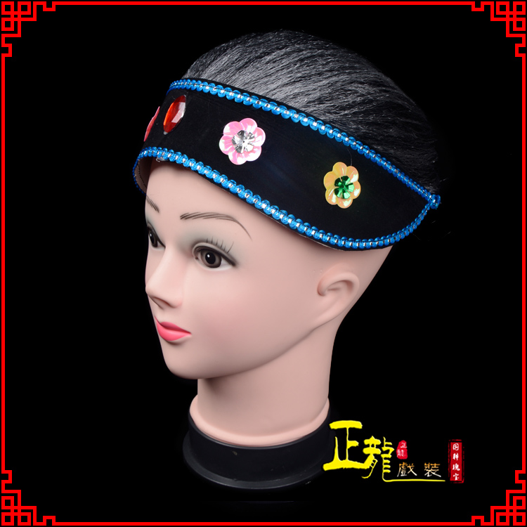 重庆老旦媒婆穷老太婆假发套 老旦头套