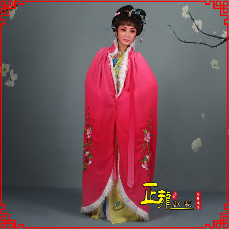 重庆小花旦绣花斗篷 花旦披风